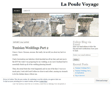 Tablet Screenshot of lapoulevoyage.wordpress.com