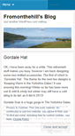 Mobile Screenshot of fromonthehill.wordpress.com