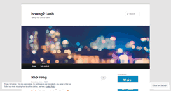 Desktop Screenshot of hoang21anh.wordpress.com