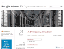 Tablet Screenshot of boxofficebollywood2011.wordpress.com