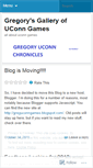 Mobile Screenshot of greguconngames.wordpress.com