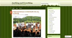 Desktop Screenshot of drkaran.wordpress.com