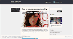Desktop Screenshot of howtotalktogirlsnow.wordpress.com