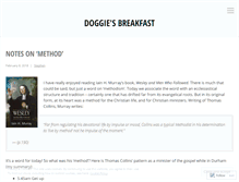 Tablet Screenshot of doggiesbreakfast.wordpress.com