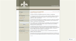 Desktop Screenshot of chamame.wordpress.com