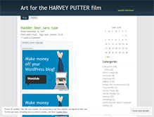 Tablet Screenshot of harveyputterart.wordpress.com