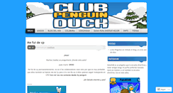 Desktop Screenshot of clubpenguinduck.wordpress.com