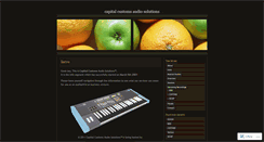 Desktop Screenshot of capitalcustoms.wordpress.com