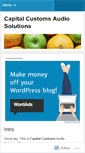 Mobile Screenshot of capitalcustoms.wordpress.com