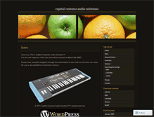 Tablet Screenshot of capitalcustoms.wordpress.com