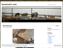 Tablet Screenshot of immanuelscant.wordpress.com