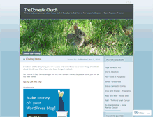 Tablet Screenshot of churchdomestic.wordpress.com
