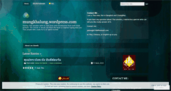 Desktop Screenshot of mungkhalung.wordpress.com