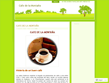 Tablet Screenshot of cafedelamontana.wordpress.com