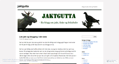 Desktop Screenshot of jaktgutta.wordpress.com