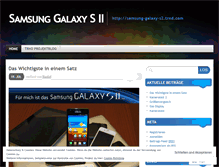 Tablet Screenshot of galaxystwo.wordpress.com