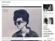 Tablet Screenshot of excusemi.wordpress.com