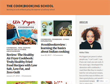 Tablet Screenshot of cookbookingschool.wordpress.com