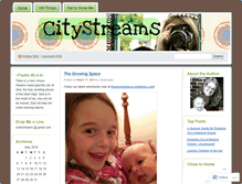 Tablet Screenshot of citystreams.wordpress.com