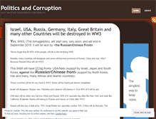 Tablet Screenshot of politicsandcorruption.wordpress.com