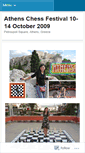 Mobile Screenshot of chessfest2009.wordpress.com