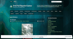 Desktop Screenshot of dvdlatinofull.wordpress.com