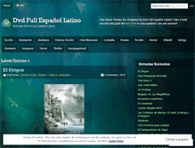 Tablet Screenshot of dvdlatinofull.wordpress.com