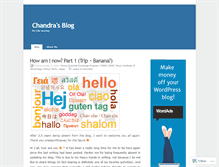Tablet Screenshot of chandra28288.wordpress.com