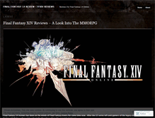 Tablet Screenshot of finalfantasy14review.wordpress.com