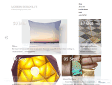 Tablet Screenshot of moderndesignlife.wordpress.com