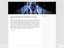 Tablet Screenshot of livinginreverse.wordpress.com