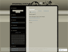 Tablet Screenshot of jfpaintball.wordpress.com