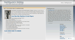 Desktop Screenshot of darkfigures.wordpress.com