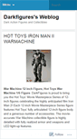 Mobile Screenshot of darkfigures.wordpress.com