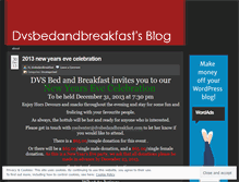 Tablet Screenshot of dvsbedandbreakfast.wordpress.com