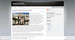 Desktop Screenshot of paraguayrelocation.wordpress.com