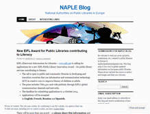 Tablet Screenshot of napleblog.wordpress.com