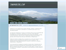 Tablet Screenshot of ingenieriacivilmascad.wordpress.com