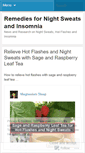 Mobile Screenshot of nightsweatsinsomnia.wordpress.com