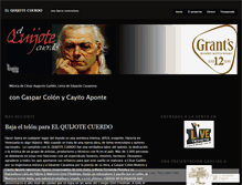 Tablet Screenshot of elquijotecuerdo.wordpress.com