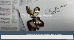 Desktop Screenshot of preachinmoose.wordpress.com