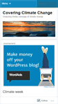 Mobile Screenshot of coveringclimatechange.wordpress.com