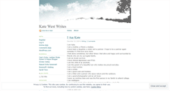 Desktop Screenshot of katewestwrites.wordpress.com