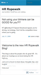 Mobile Screenshot of hrropewalk.wordpress.com