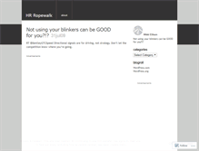 Tablet Screenshot of hrropewalk.wordpress.com