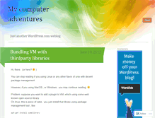 Tablet Screenshot of computeradventures.wordpress.com