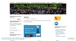 Desktop Screenshot of digitalcompetenceforum.wordpress.com