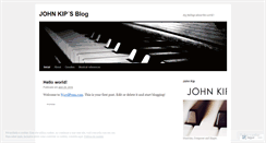 Desktop Screenshot of johnkip.wordpress.com