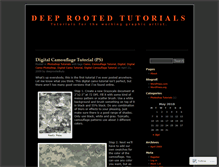 Tablet Screenshot of deeprootedtuts.wordpress.com