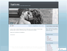 Tablet Screenshot of frugalissexy.wordpress.com